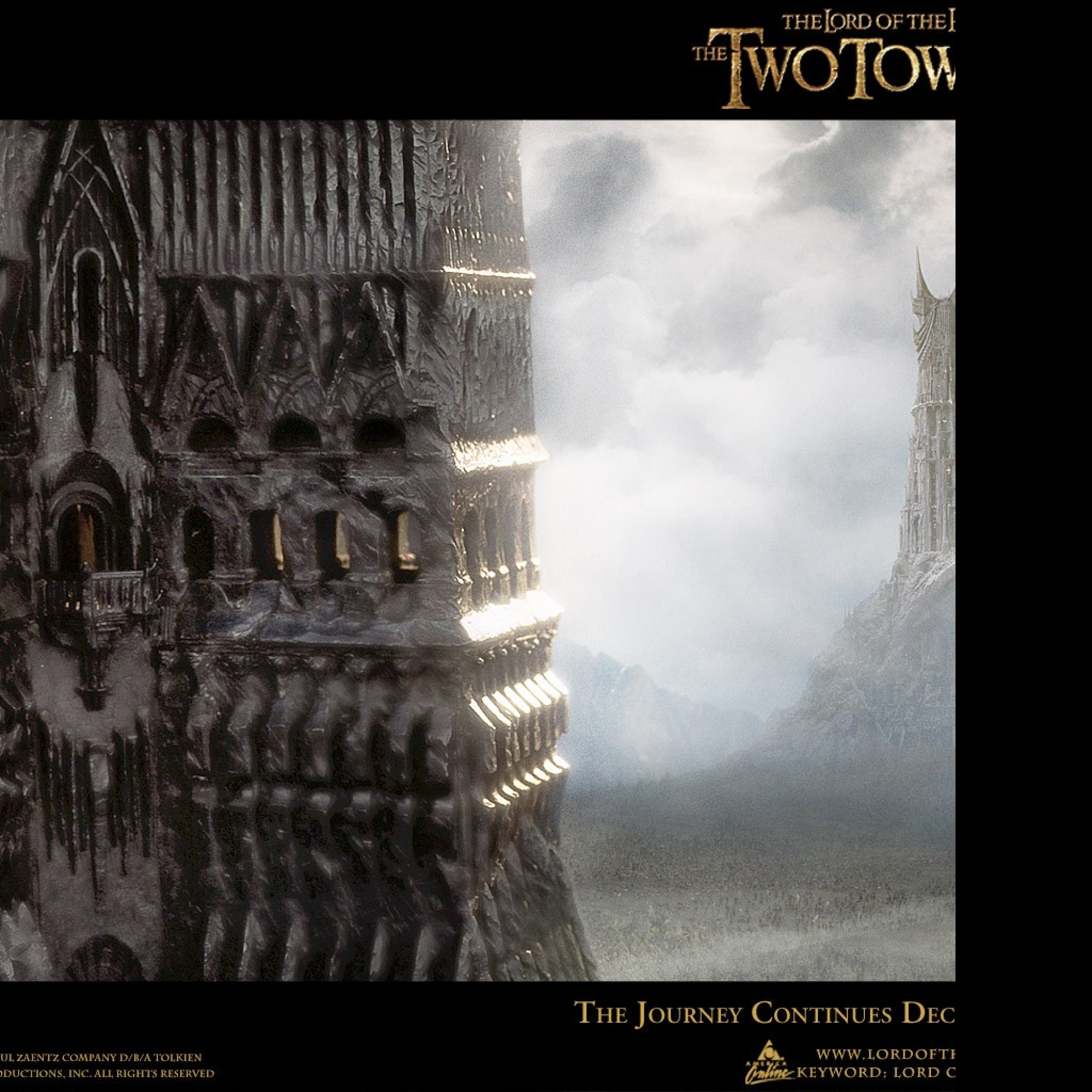 Tapeta lotrtwotowers