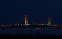 Tapeta Night Mackinac Bridge