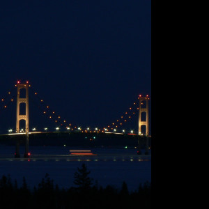 Tapeta night_mackinac_bridge