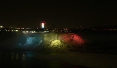 Tapeta: Night Niagara fals