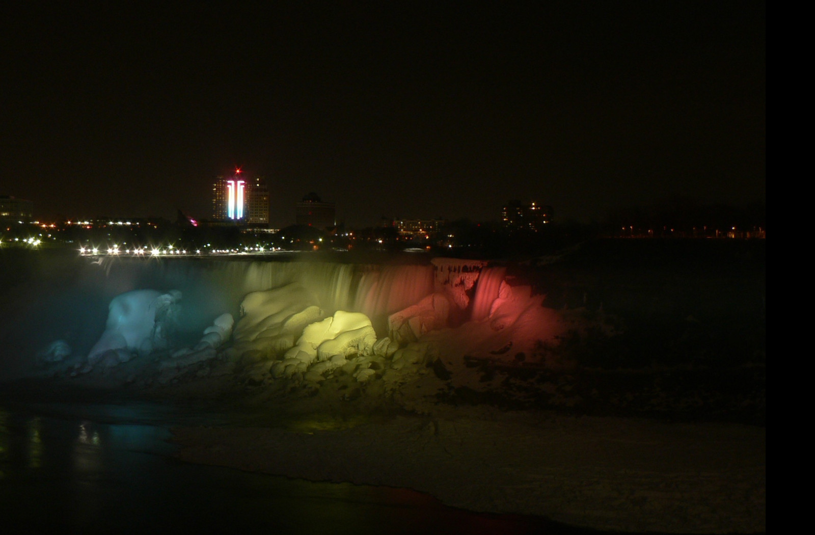 Tapeta night_niagara_fals