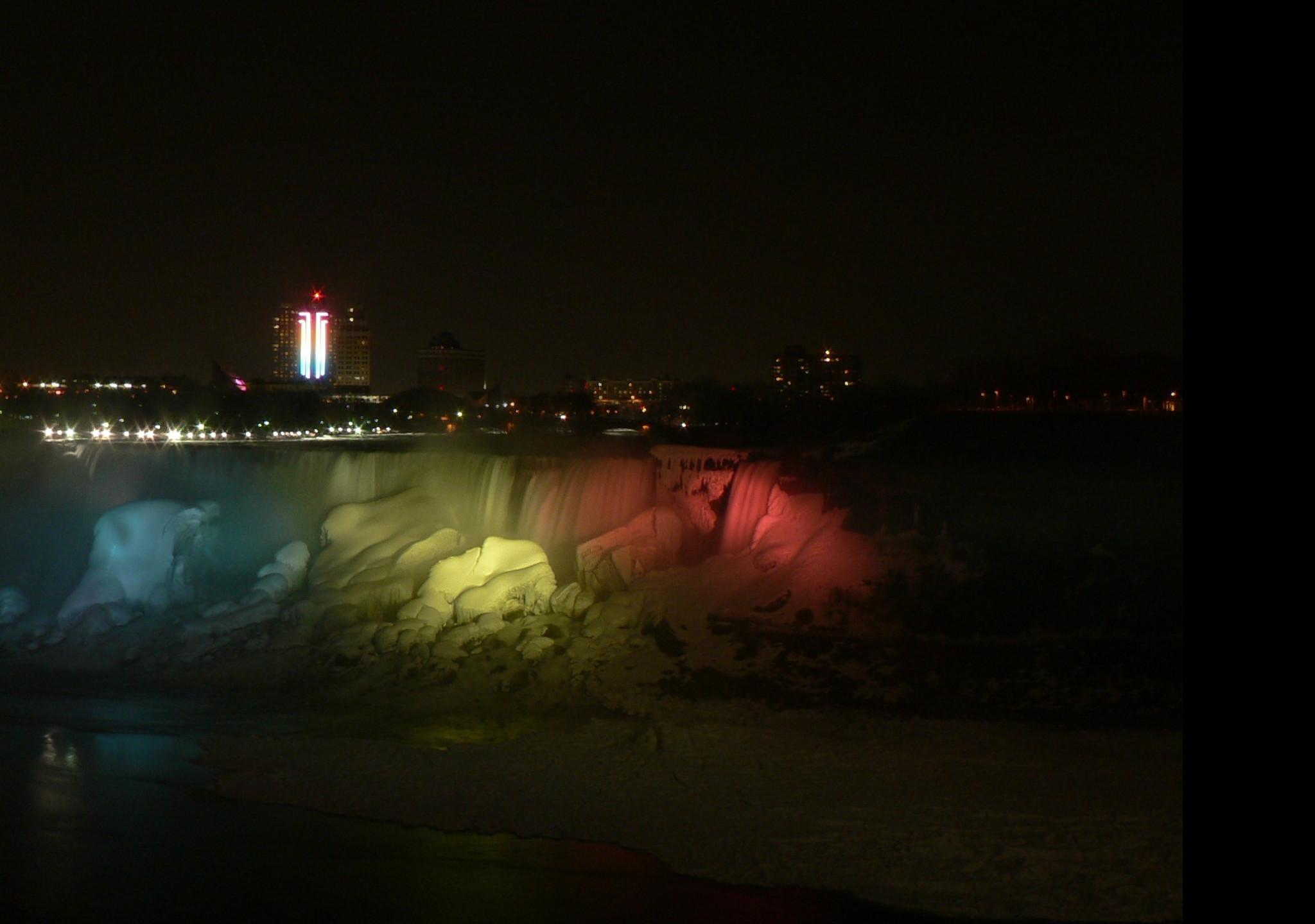 Tapeta night_niagara_fals
