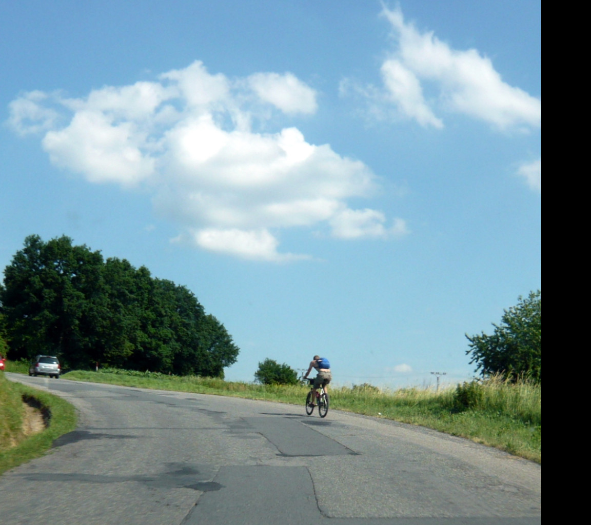 Tapeta osamely_cyklista
