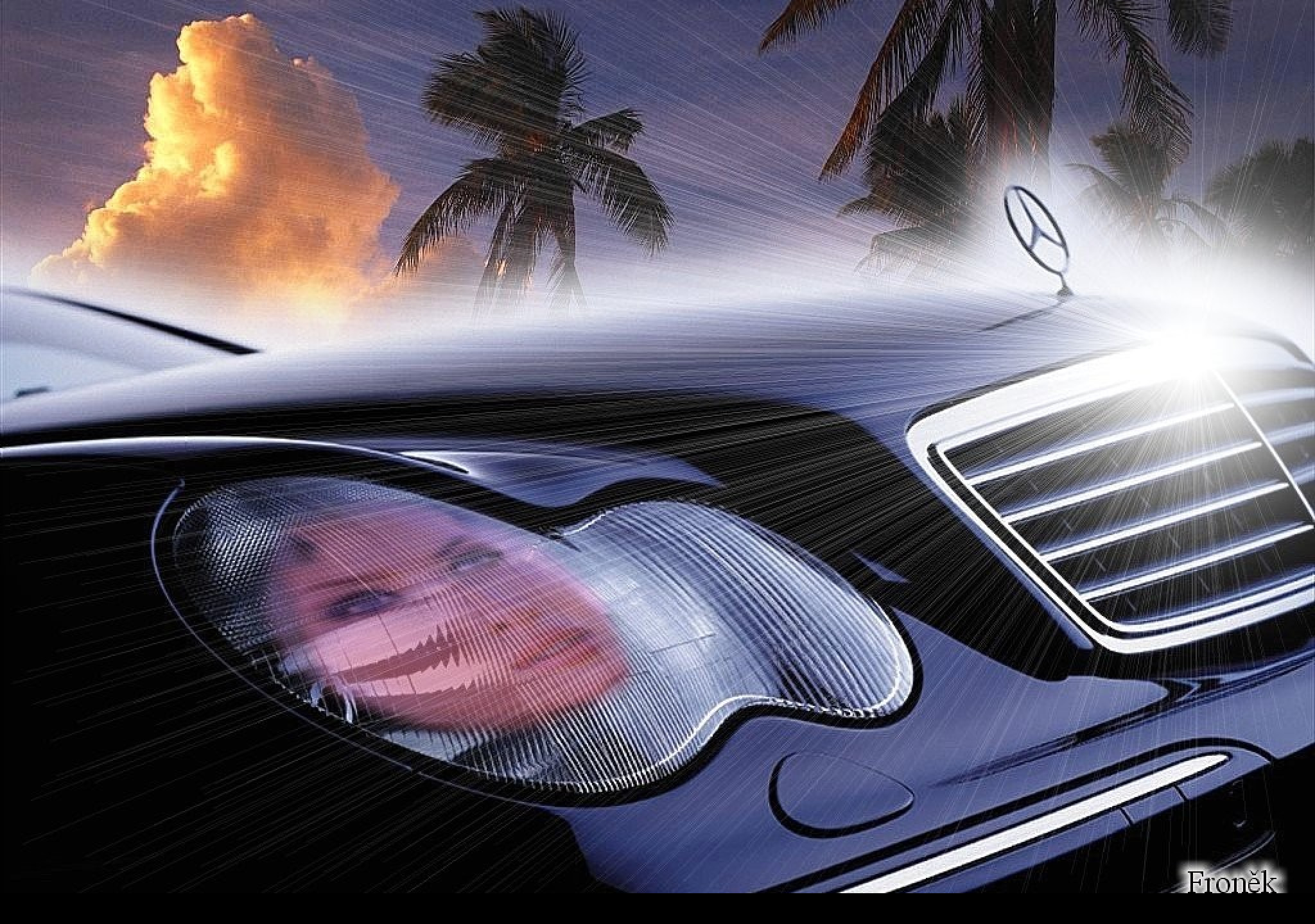 Tapeta ozarenymercedes