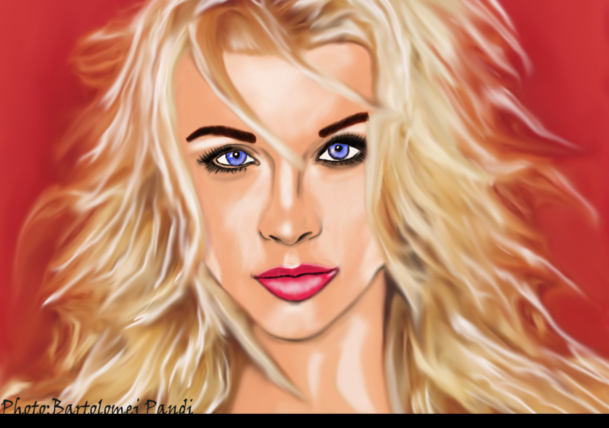Tapeta paint_girl