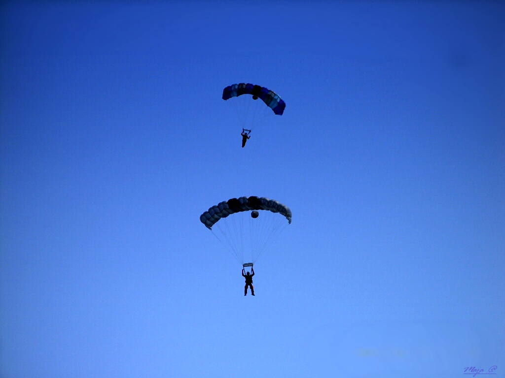 Tapeta paraglajding