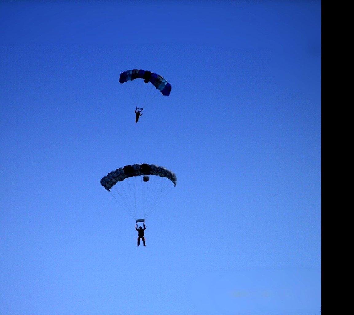 Tapeta paraglajding