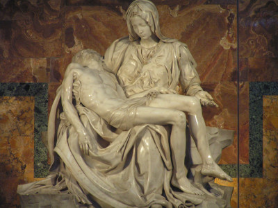 Tapeta: Pieta Michelangela Buonarroti