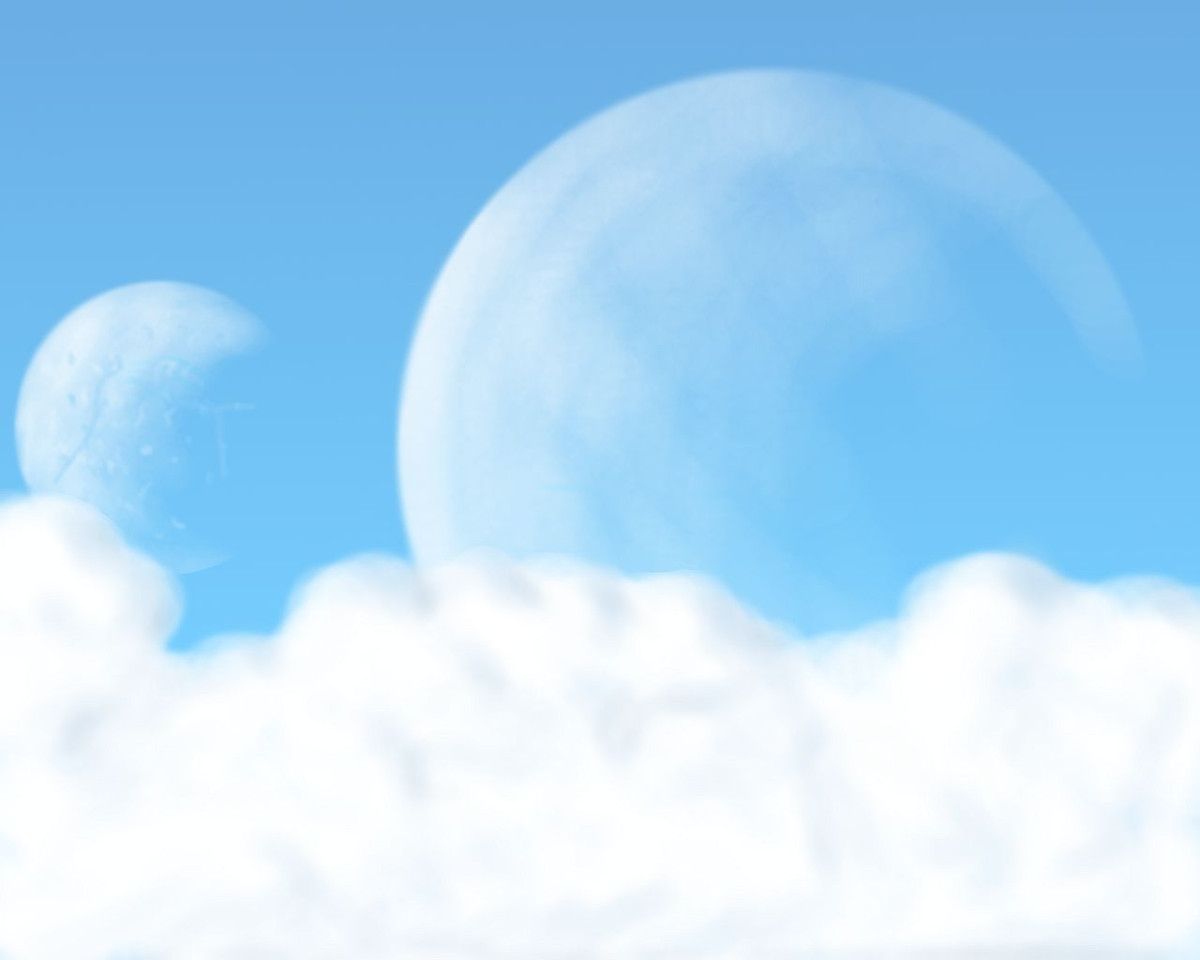 Tapeta planety_na_modre_obloze