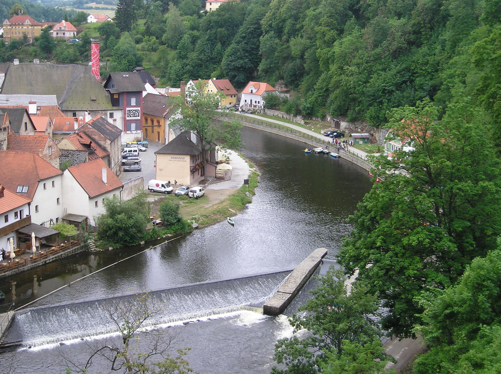 Tapeta pohled_krumlov