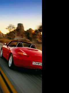 Tapeta porsche_boxster_na_pousti