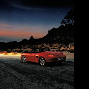 Tapeta porsche_boxster_v_noci