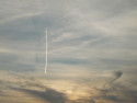 Tapeta Prlet letadla nad mraky