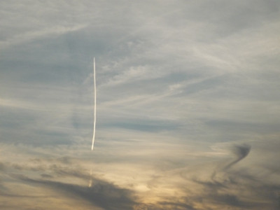 Tapeta: Prlet letadla nad mraky