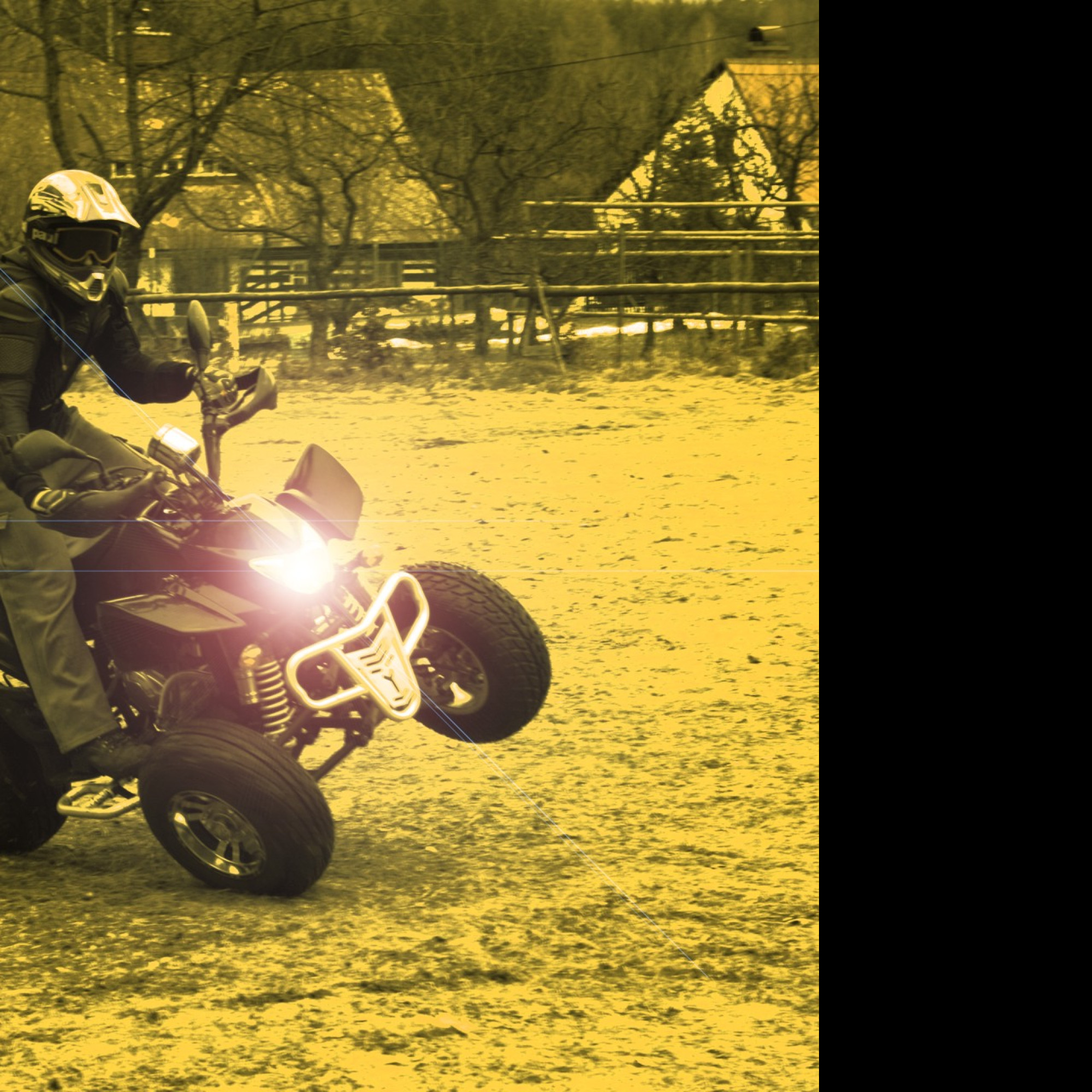 Tapeta quad_yellow