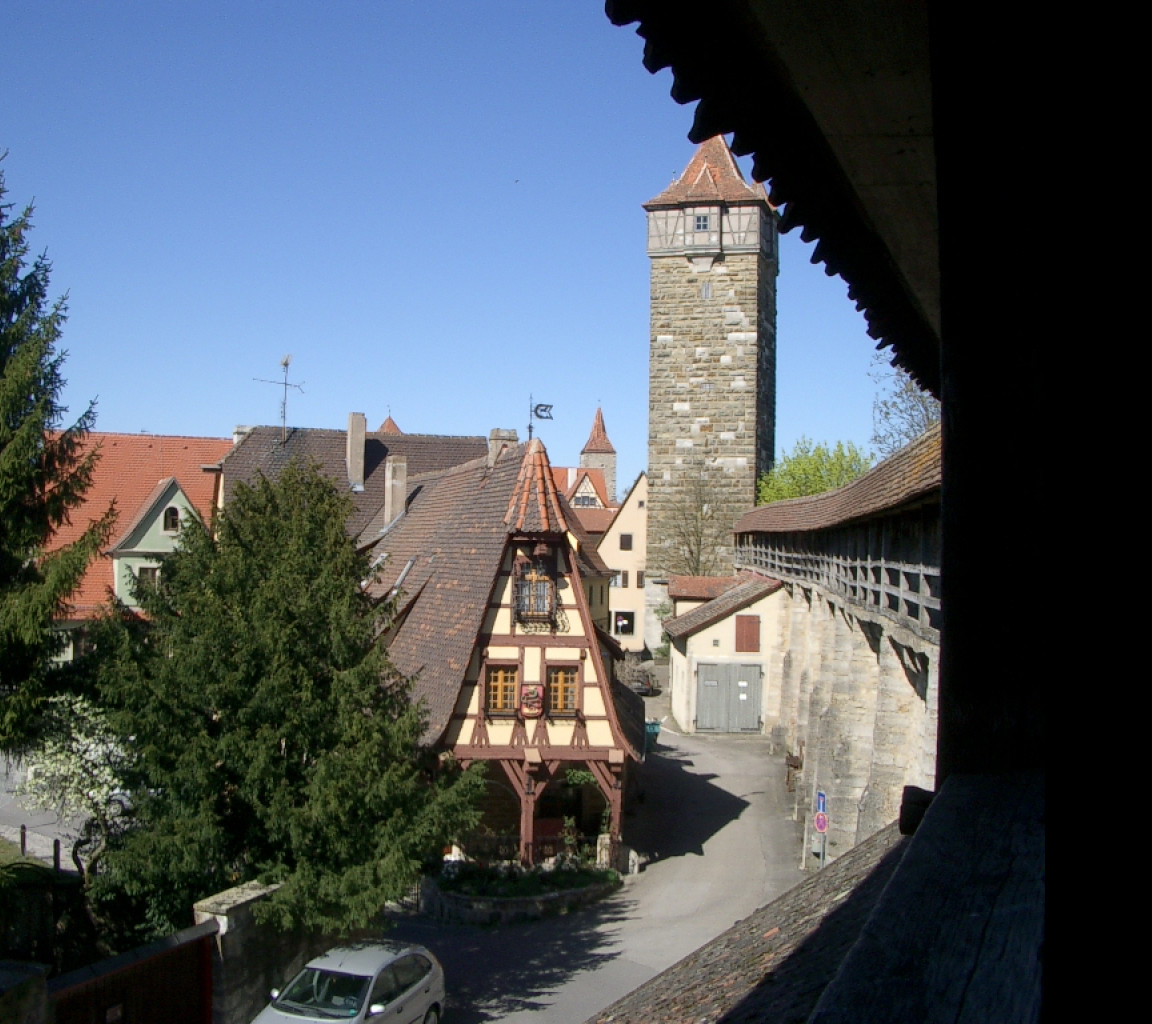 Tapeta rothenburg_o_d__tauber_germany