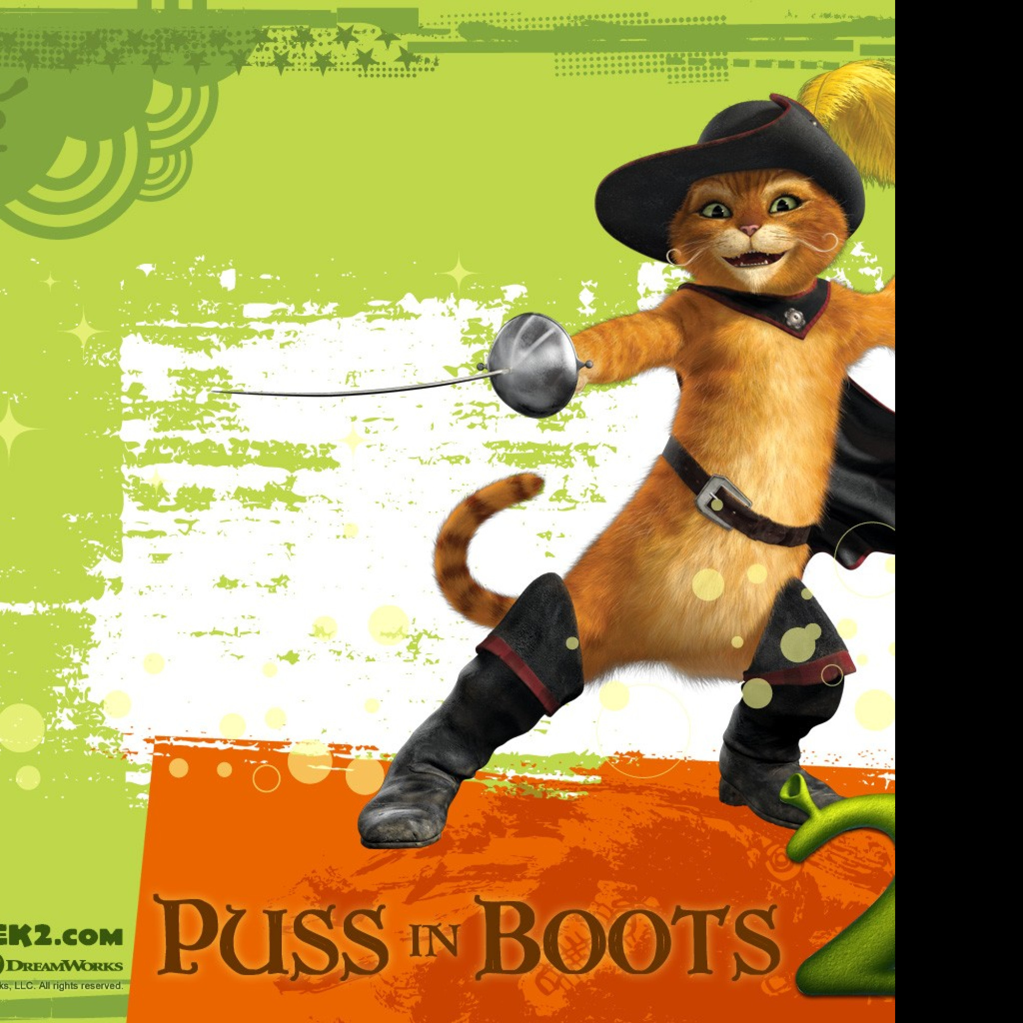 Tapeta shrek2kocourvbotach
