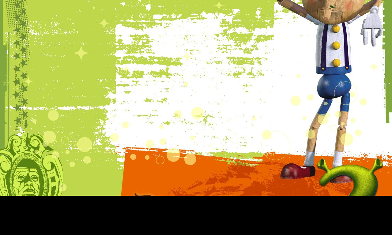 Tapeta shrek2pinokio