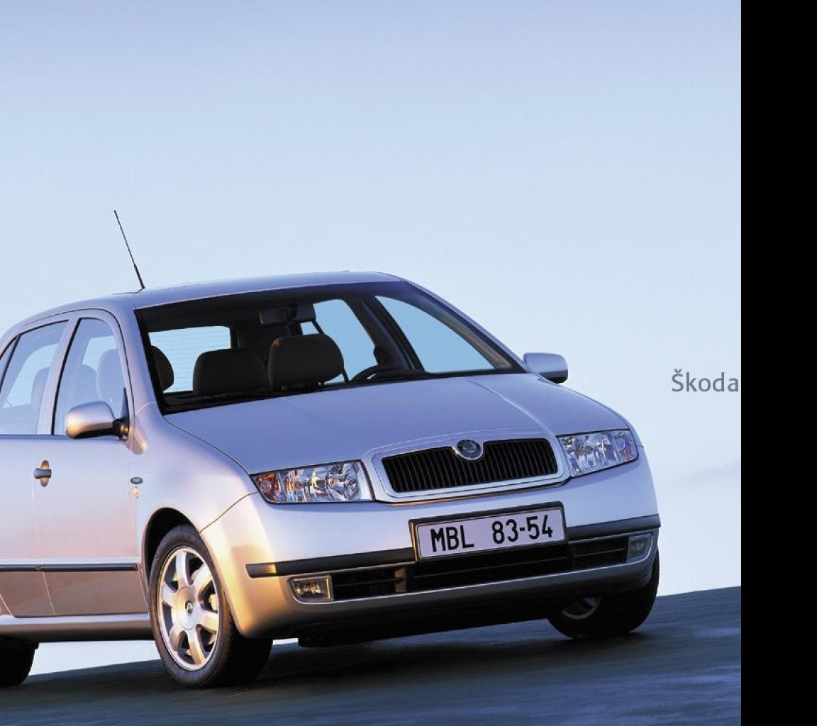 Tapeta skoda_fabia___stribrna