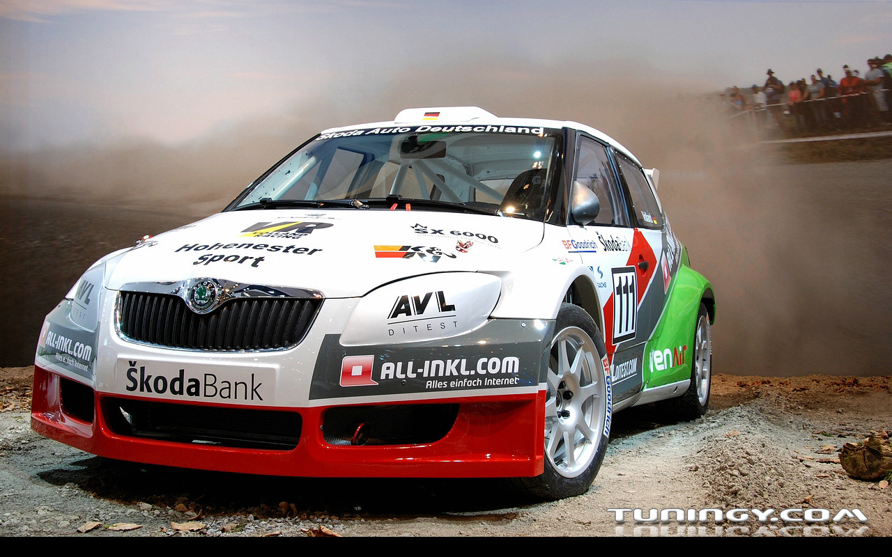 Tapeta skoda_fabia_wrc