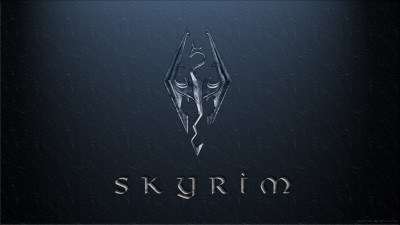 Tapeta: Skyrim logo