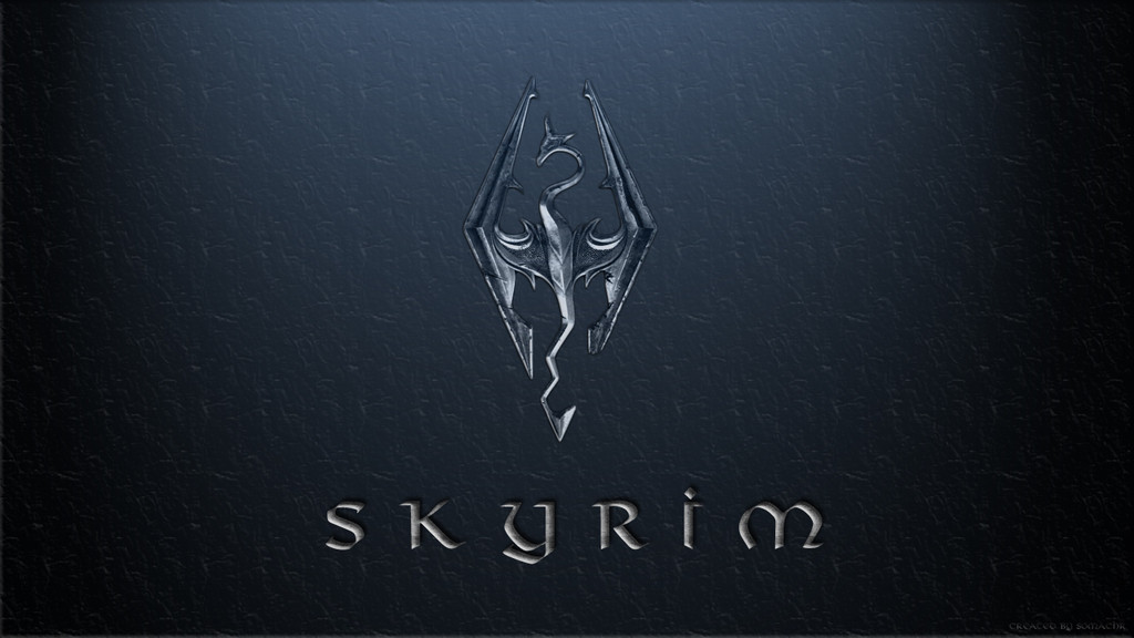 Tapeta skyrim_logo