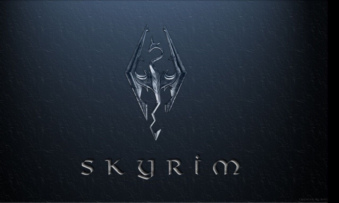 Tapeta skyrim_logo