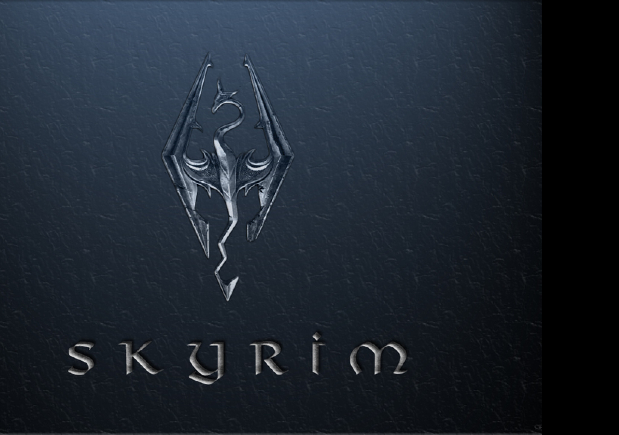 Tapeta skyrim_logo