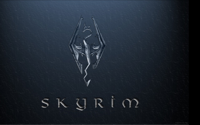 Tapeta skyrim_logo