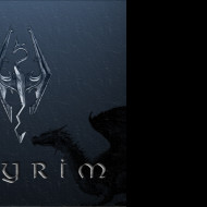Tapeta skyrim_logo_dragon