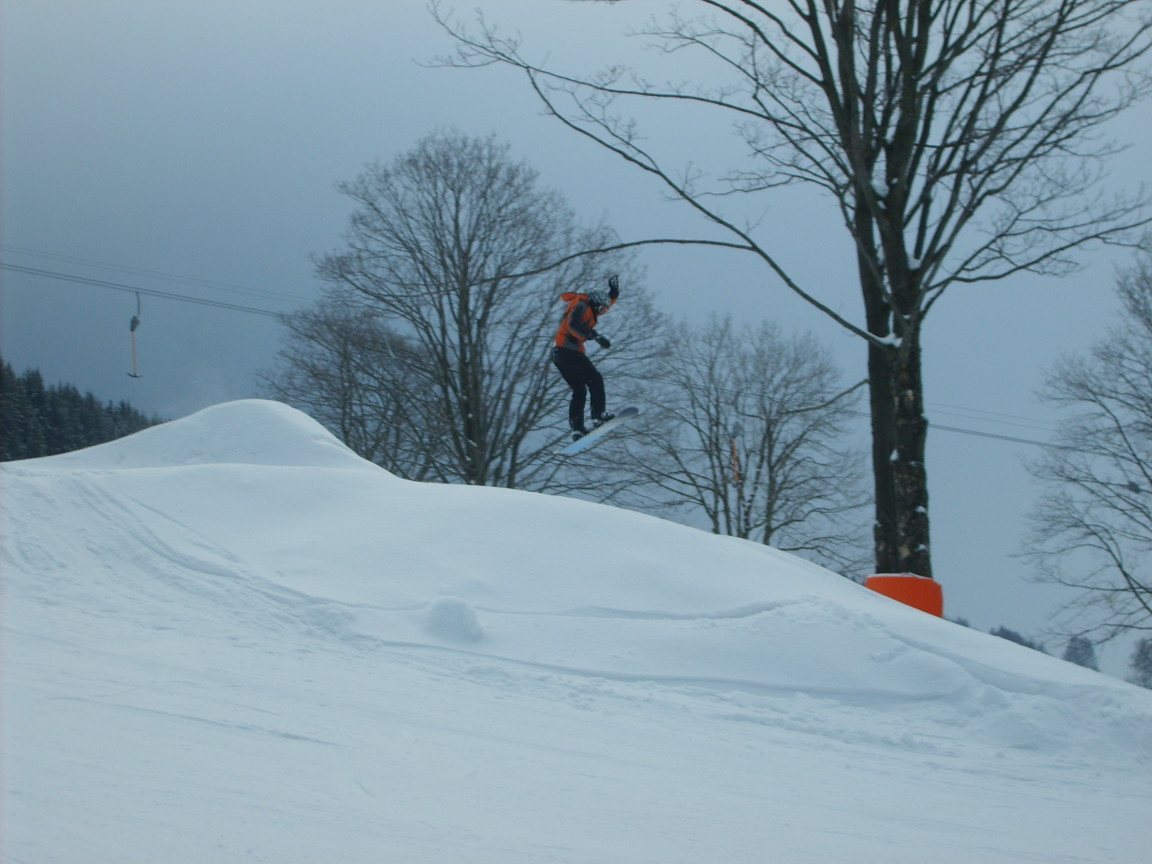 Tapeta snowbordista