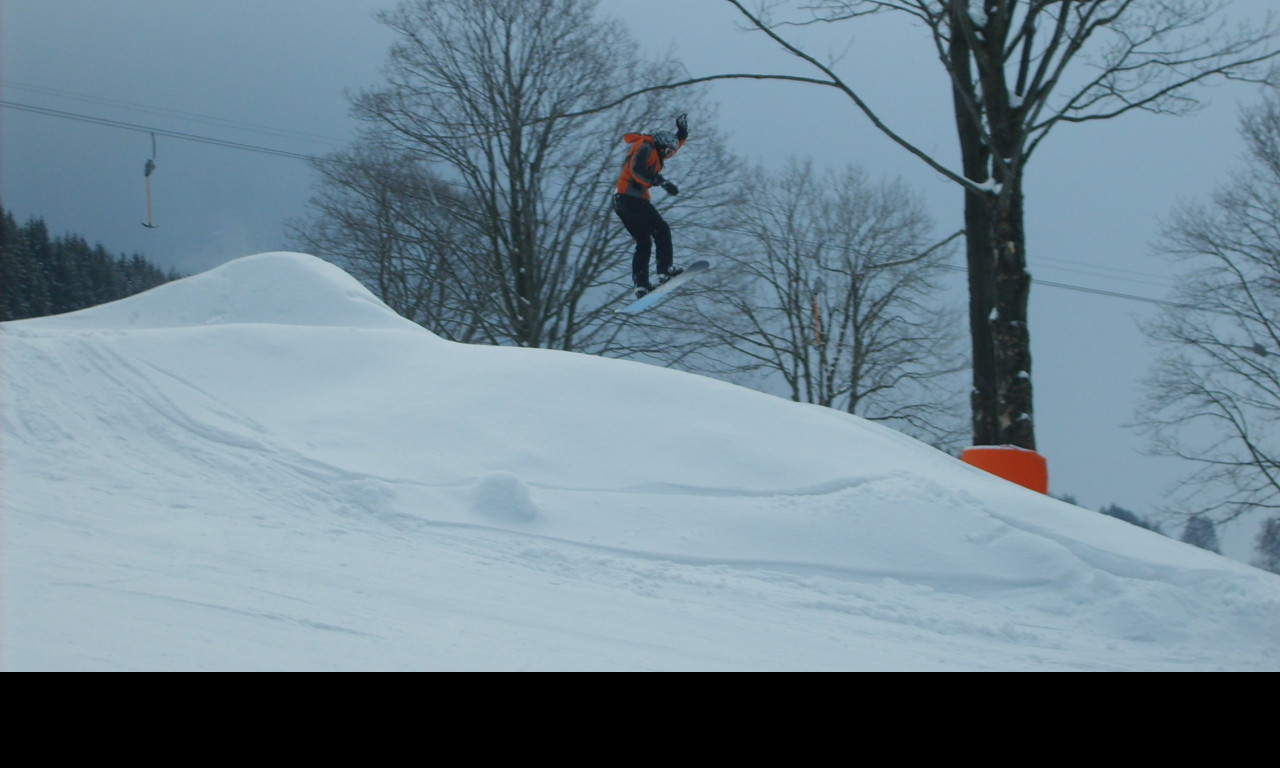 Tapeta snowbordista