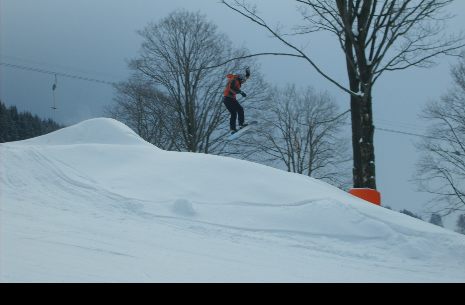 Tapeta snowbordista
