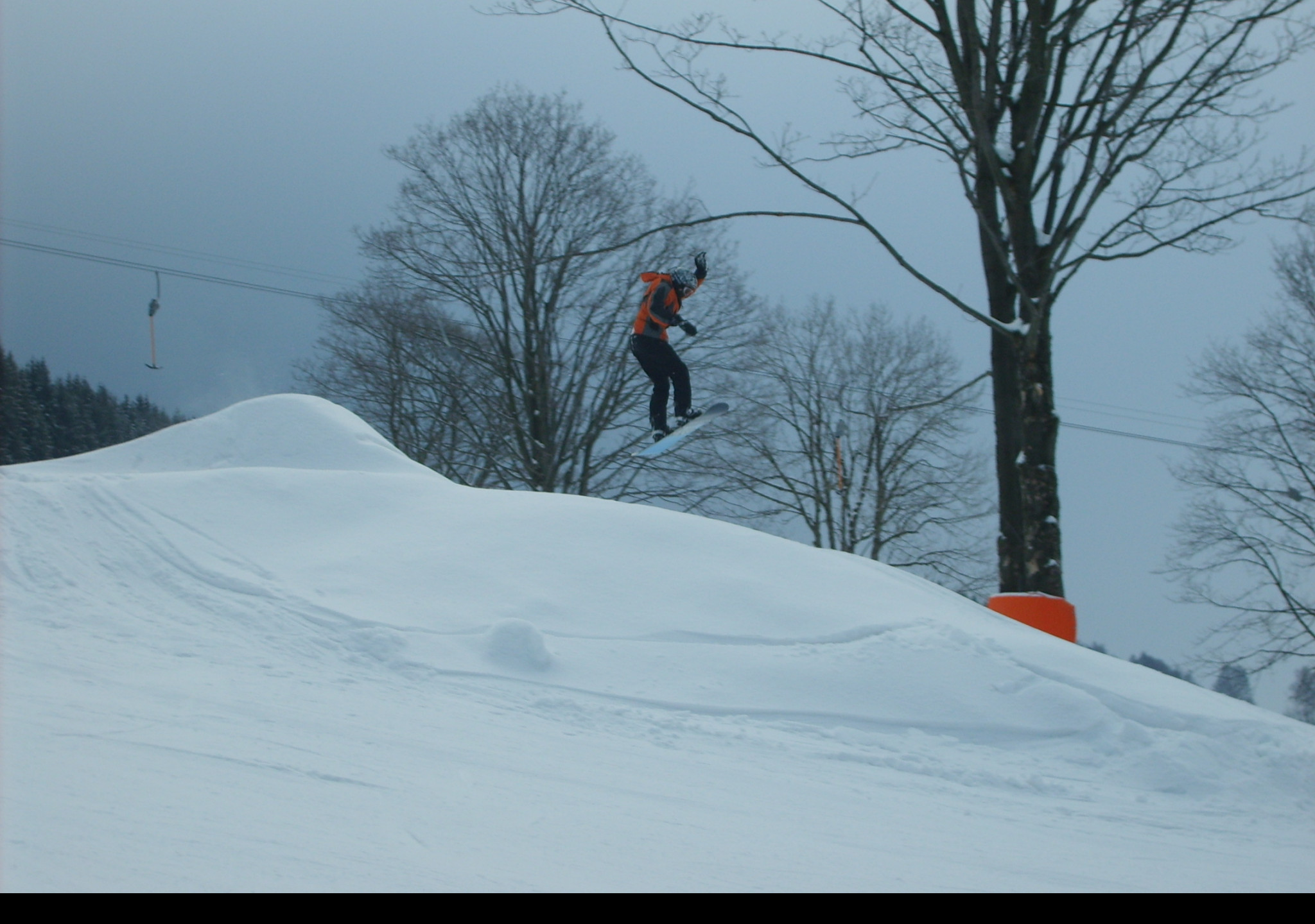 Tapeta snowbordista