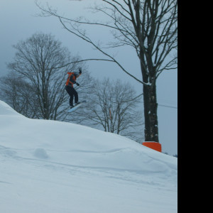 Tapeta snowbordista