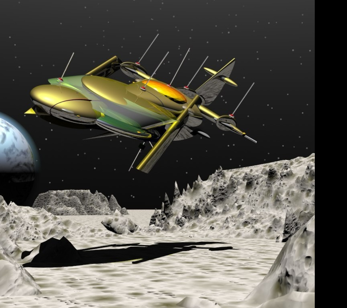 Tapeta spacelanding
