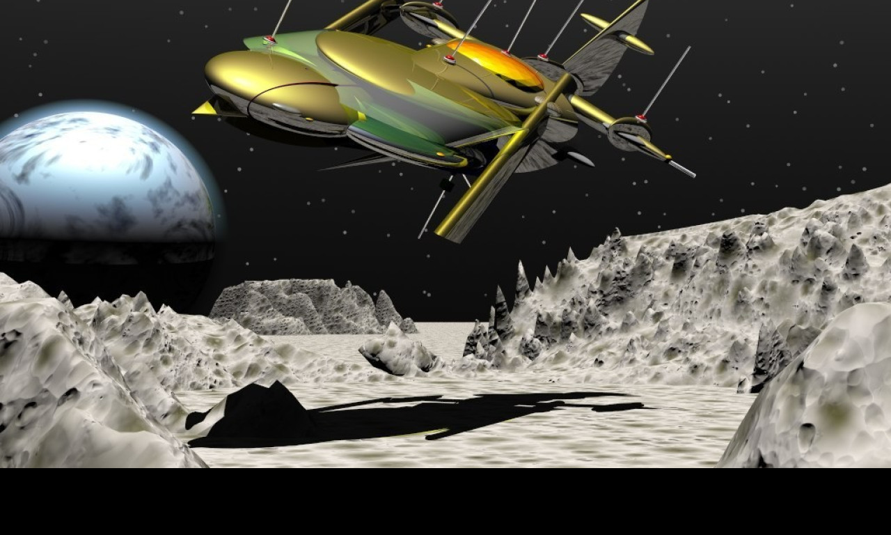 Tapeta spacelanding