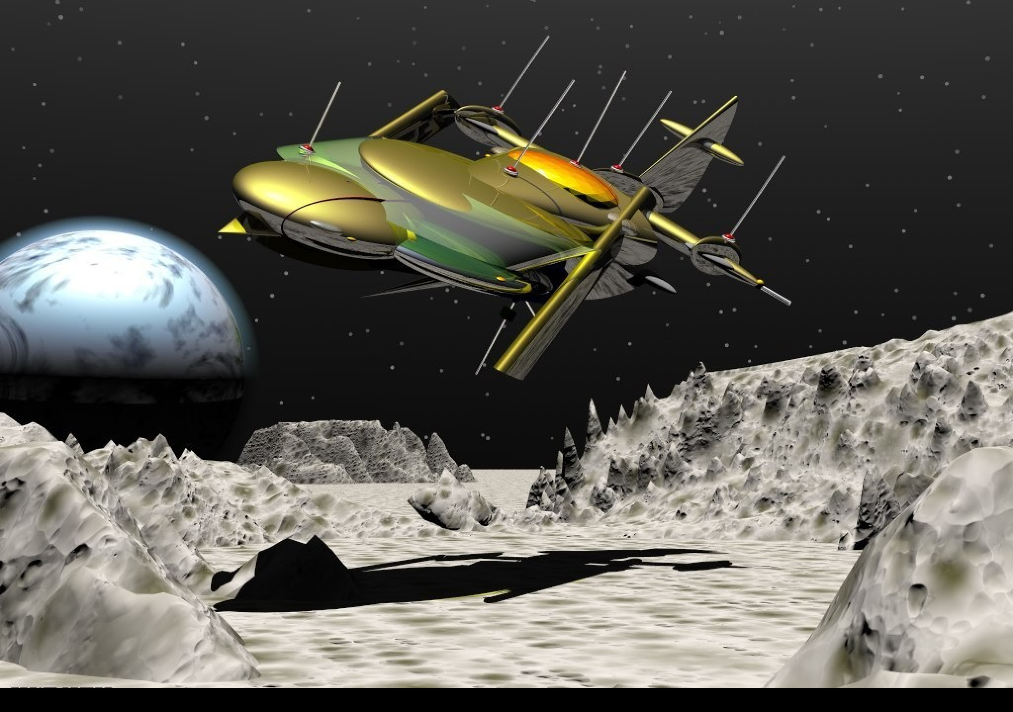 Tapeta spacelanding