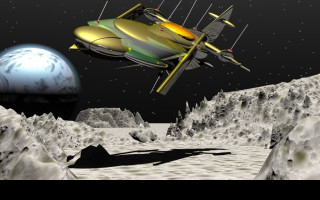 Tapeta spacelanding