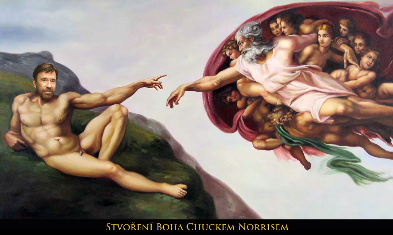 Tapeta stvoreni_boha_chuckem