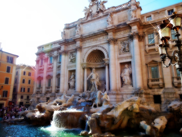 Tapeta the_trevi_fountain