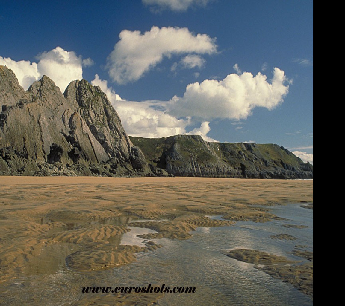 Tapeta threecliffsbaywales