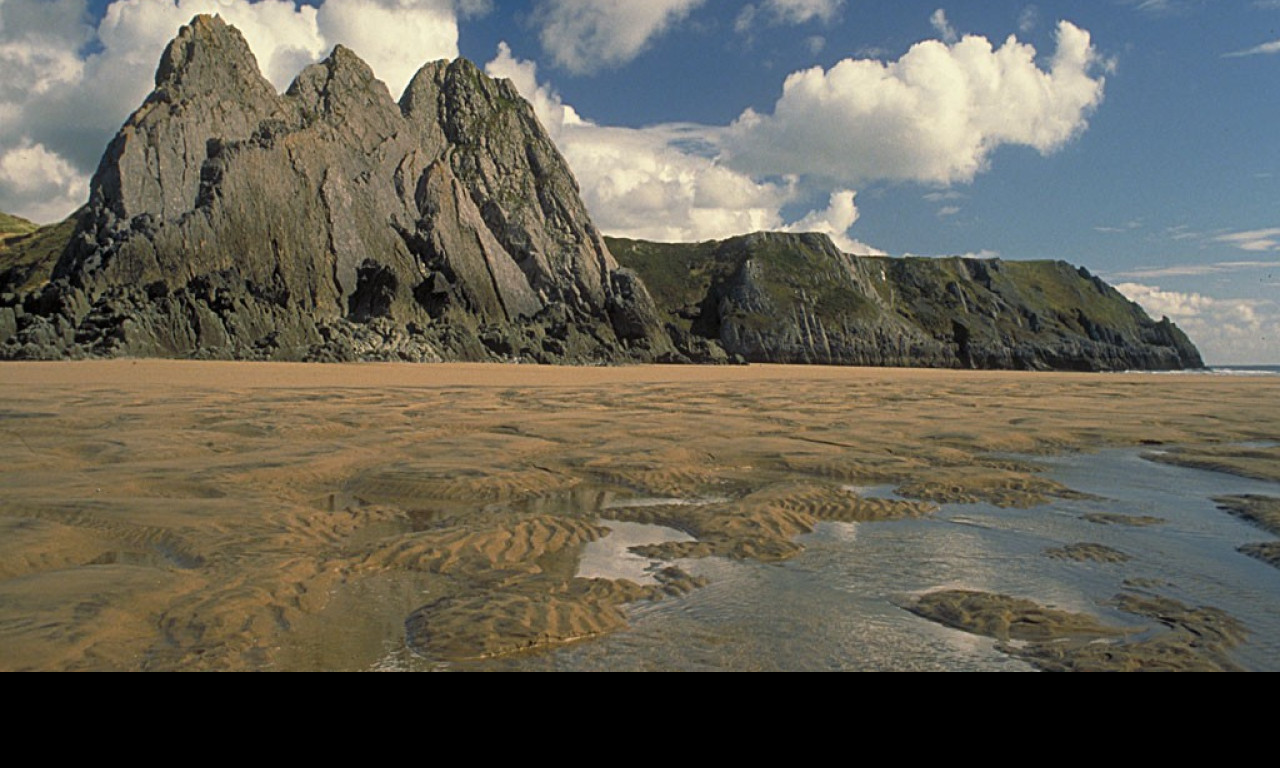 Tapeta threecliffsbaywales