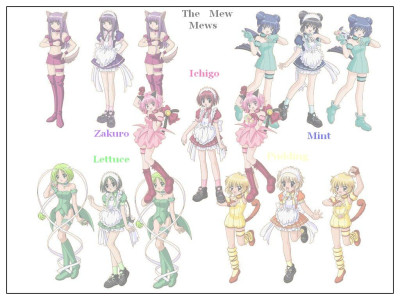 Tapeta: Tokyo mew mew w