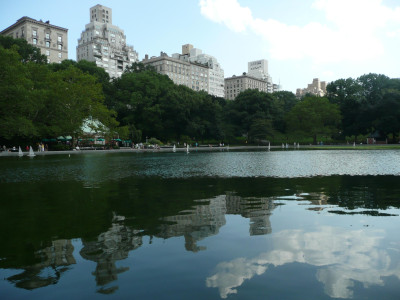 Tapeta: Vodn odraz v Central Parku