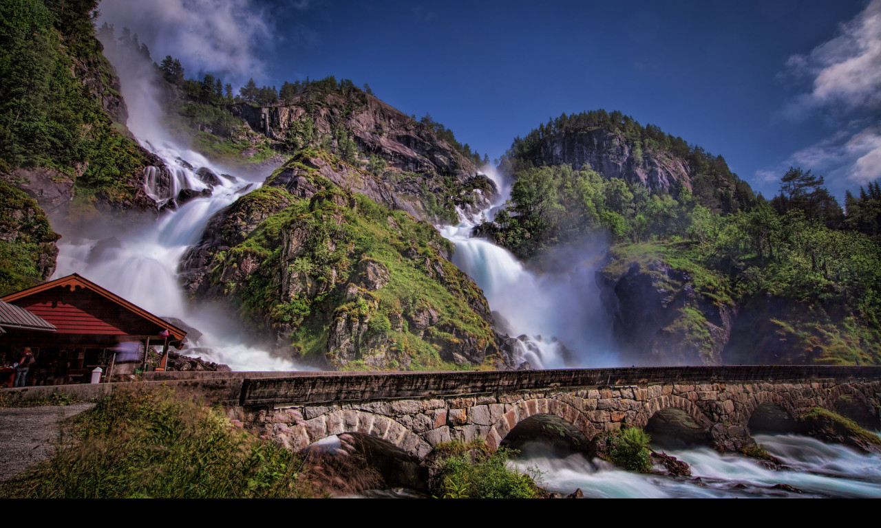 Tapeta vodopad_l__229_tefossen__norsko