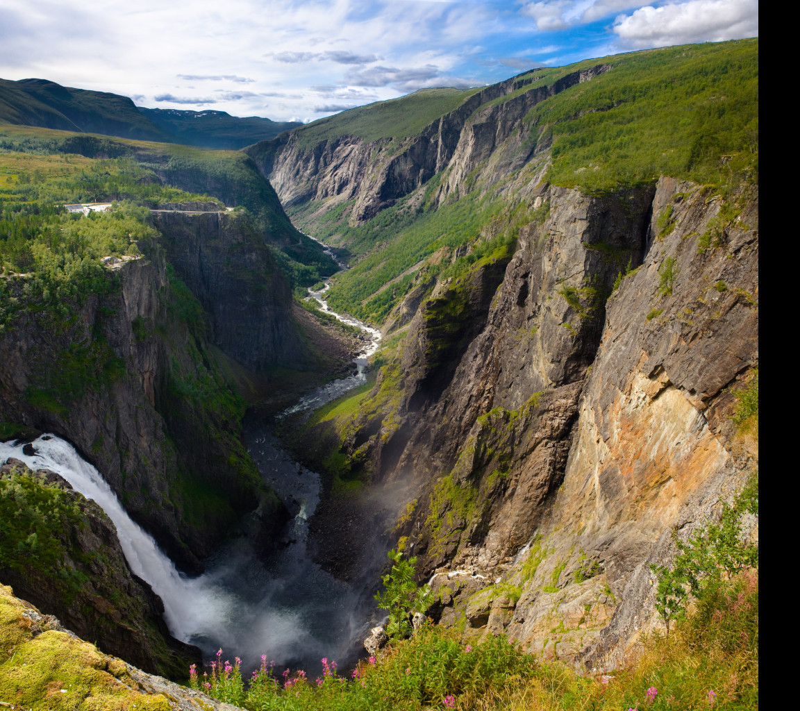 Tapeta vodopad_v__248_ringfossen__norsko