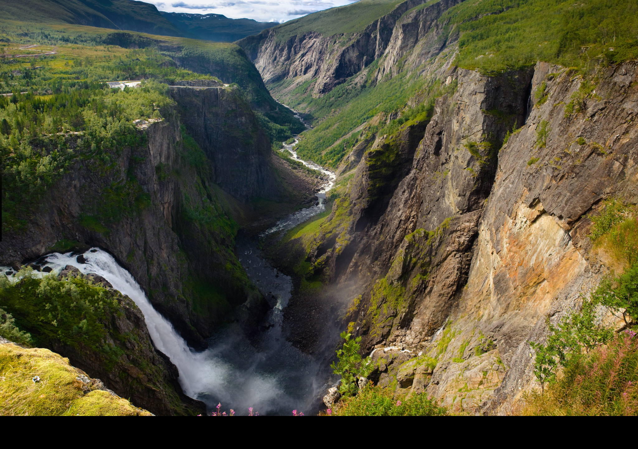 Tapeta vodopad_v__248_ringfossen__norsko