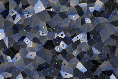 Tapeta: Voronoiova krystalizace 4