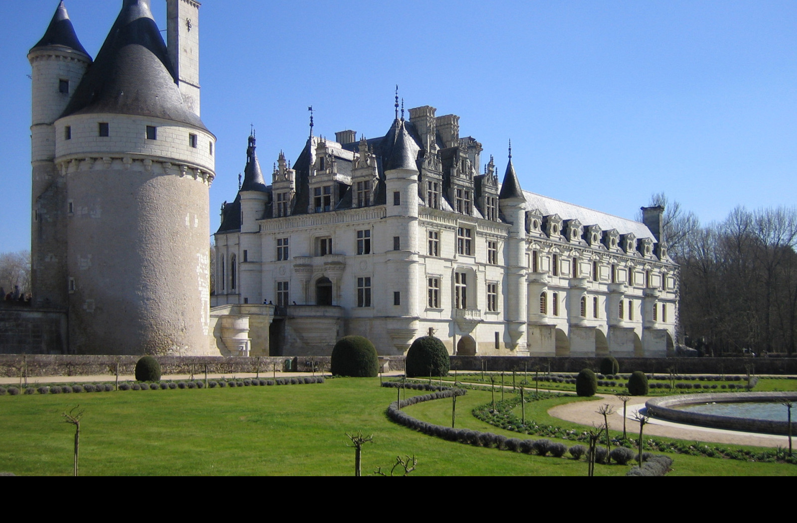 Tapeta zamek_chenonceau__francie